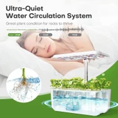 Ahopegarden Topraksız Yetiştirme Sistemi: 10 Pods Bitki Kiti - Beyaz - 4