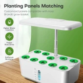 Ahopegarden Topraksız Yetiştirme Sistemi: 10 Pods Bitki Kiti - Beyaz - 2