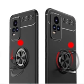 Vivo V21E Kılıf Yüzüklü Magnetli Ravel Case - 5