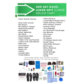 24 lü Havacı Her Şey Dahil Bedelli Asker Paketi - Bedelli Askerlik Seti - 2