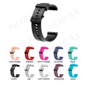 Huawei Watch GT GT2 GT3 GT4 42mm/Honor Magic 2 Kordon Tokalı Ekose Silikon thumbnail 2