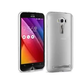 Asus Zenfone 2 Laser ZE500KL Kılıf Şeffaf Silikon Hibrit Case - 1