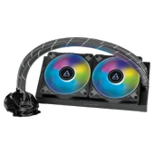ARCTIC AR ACFRE00093A Liquid Freezer II - 240 A-RGB Intel-AMD İşlemci Destekli PWM Sıvı Soğutucu - 1