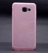 Samsung Galaxy J7 Max Kılıf Simli Parlak Shining Kapak - 10