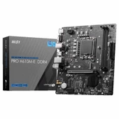 Msı Pro H610M-E 3200MHz DDR4 Soket 1700 M.2 HDMI VGA mATX Anakart - 1