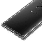 Sony Xperia XA2 Ultra Kılıf Şeffaf Silikon Hibrit Case - 4