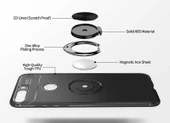 Samsung Galaxy J730 Pro Kılıf Yüzüklü Magnetli Ravel Case - 8