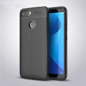 Asus Zenfone Max Plus (M1) ZB570TL Kılıf Deri Tarzı Niss Silikon Case - 11