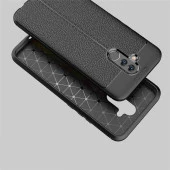 Huawei Mate 20 Lite Kılıf Deri Tarzı Niss Silikon Case - 4