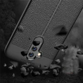 Huawei Mate 20 Lite Kılıf Deri Tarzı Niss Silikon Case - 10