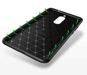 Huawei Mate 10 Lite Kılıf Karbon Silikon Case - 5