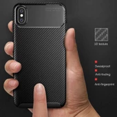 Apple iPhone XS Max 6.5 Kılıf Karbon Silikon Case - 7