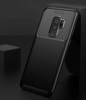 Samsung Galaxy S9 Plus Kılıf Karbon Silikon Case - 4