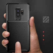 Samsung Galaxy S9 Plus Kılıf Karbon Silikon Case - 8
