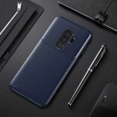 Samsung Galaxy S9 Plus Kılıf Karbon Silikon Case - 12