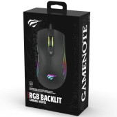 GameNote MS1002 Kablolu RGB Gaming Mouse Siyah  USB/Ayarlanabilr RGB ışıklı/DPI,1.62m kablo boyu - 2