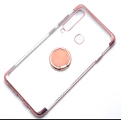 Samsung Galaxy A9 2018 Kılıf Şeffaf Yüzüklü Gess Kapak - 9