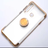 Samsung Galaxy A9 2018 Kılıf Şeffaf Yüzüklü Gess Kapak - 7