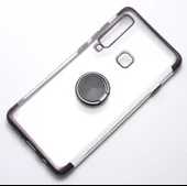 Samsung Galaxy A9 2018 Kılıf Şeffaf Yüzüklü Gess Kapak - 6