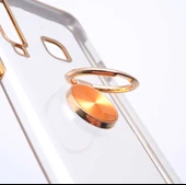 Samsung Galaxy A9 2018 Kılıf Şeffaf Yüzüklü Gess Kapak - 2