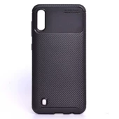 Samsung Galaxy M10 Kılıf Karbon Silikon Case - 5