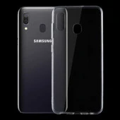Samsung Galaxy A20 Kılıf Şeffaf Silikon Hibrit Case thumbnail 3