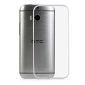 HTC One M8 Kılıf Şeffaf Silikon Hibrit Case - 1