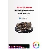 Ws2812b Ip30 Adreslenebilir Magic Led 5 Volt ( 60 Chip ) - 1