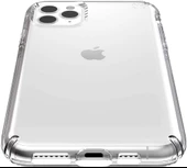 Apple iPhone 11 Pro Max Kılıf Şeffaf Silikon Hibrit Case - 8