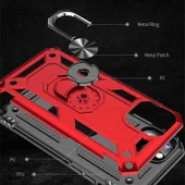 Apple iPhone 11 Pro Max Kılıf Yüzüklü Zırh Tank Vega - 11