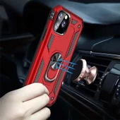 Apple iPhone 11 Pro Max Kılıf Yüzüklü Zırh Tank Vega - 10