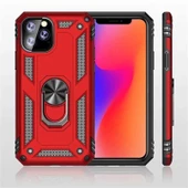 Apple iPhone 11 Pro Max Kılıf Yüzüklü Zırh Tank Vega - 6