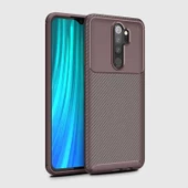 Xiaomi Redmi Note 8 Pro Kılıf Karbon Silikon Case - 1