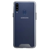 Samsung Galaxy A20S Kılıf Şeffaf Sararmaz Gard Silikon - 10