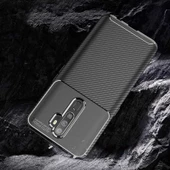 Oppo A9 2020 Kılıf Karbon Silikon Case - 4