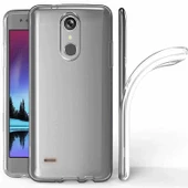LG K8 2017 Kılıf Şeffaf Silikon Hibrit Case - 3