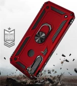 Xiaomi Redmi Note 8 Kılıf Yüzüklü Zırh Tank Vega - 9