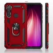 Xiaomi Redmi Note 8 Kılıf Yüzüklü Zırh Tank Vega - 11