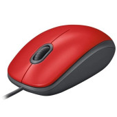 Logitech M110 Sessiz Usb Red Mouse 910-006759  Laser,USB-A Bağlantılı - 1
