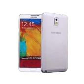 Samsung Galaxy Note 3 Neo Kılıf Şeffaf Silikon Hibrit Case - 1