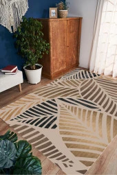 Kahverengi Yolluk, Yaprak Desen Yolluk, Koridor Yolluk, Koridor Halısı, Uzun Halı, Salon Halısı - 2