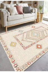 Etnik Desen Yolluk, Bej Renk Yolluk, İskandinav Desen Yolluk, Koridor Halısı, Uzun Halı, Kaymaz Halı - 2