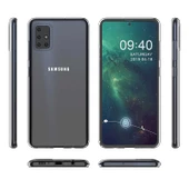 Samsung Galaxy A71 Kılıf Şeffaf Silikon Hibrit Case - 2
