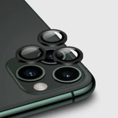Apple iPhone 11 Pro Kamera Lens Koruyucu Çerçeveli Koruyucu CL-02 - 10