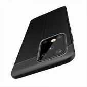 Samsung Galaxy S20 Ultra Kılıf Deri Tarzı Niss Silikon Case - 11