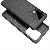 Samsung Galaxy S20 Ultra Kılıf Deri Tarzı Niss Silikon Case - 3
