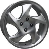 RENAULT UYUMLU JANT PR14 5.5X14 4X100 ET-35 73.1 SİLVER (4 ADET) thumbnail 1