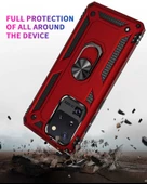 Samsung Galaxy S20 Ultra Kılıf Yüzüklü Zırh Tank Vega - 8