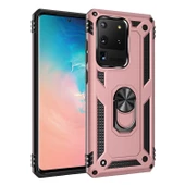 Samsung Galaxy S20 Ultra Kılıf Yüzüklü Zırh Tank Vega - 1