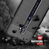Oppo Reno 2Z Kılıf Deri Tarzı Niss Silikon Case - 5